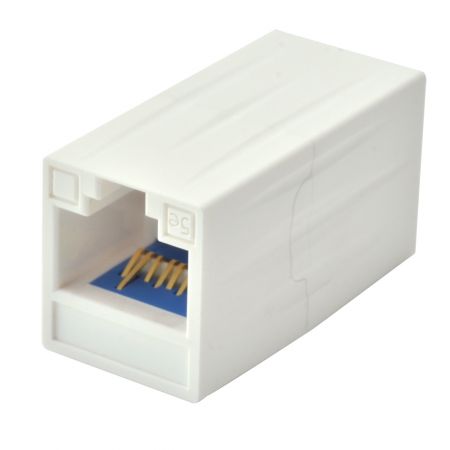 Category 5e - Unshielded Super Cat 5e Coupler, Mobile Style